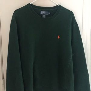 Polo Ralph Lauren sweater. Dark green sweater